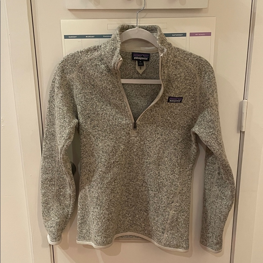 Patagonia Heathered Gray Fleece Pullover